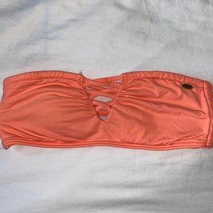 O’neill bandeau orange swimsuit top
